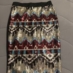 Sequin skirt